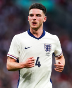 Declan Rice na seleção Inglesa