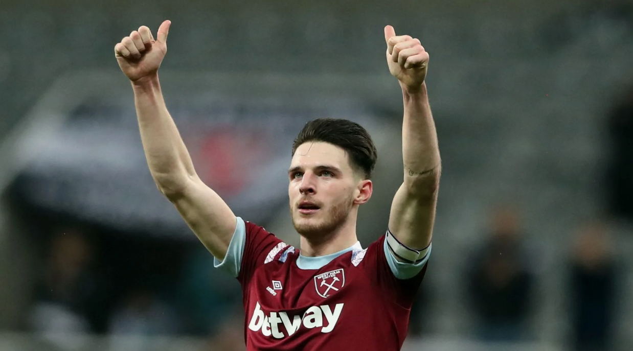 Declan Rice estava nervoso antes da partida contra o Irã