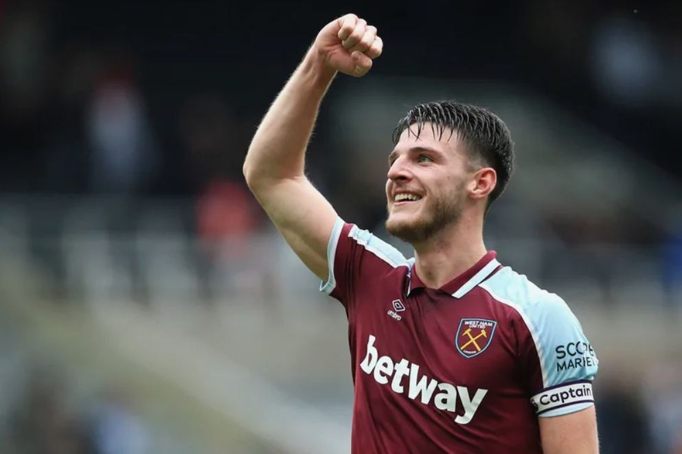 Declan Rice quer deixar o West Ham