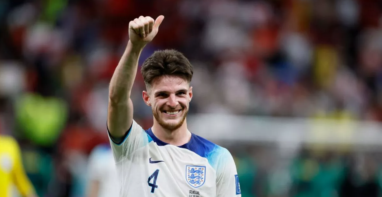 O primeiro gol de Declan Rice pelo Arsenal