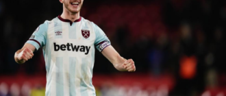 Declan Rice estava nervoso antes da partida contra o Irã