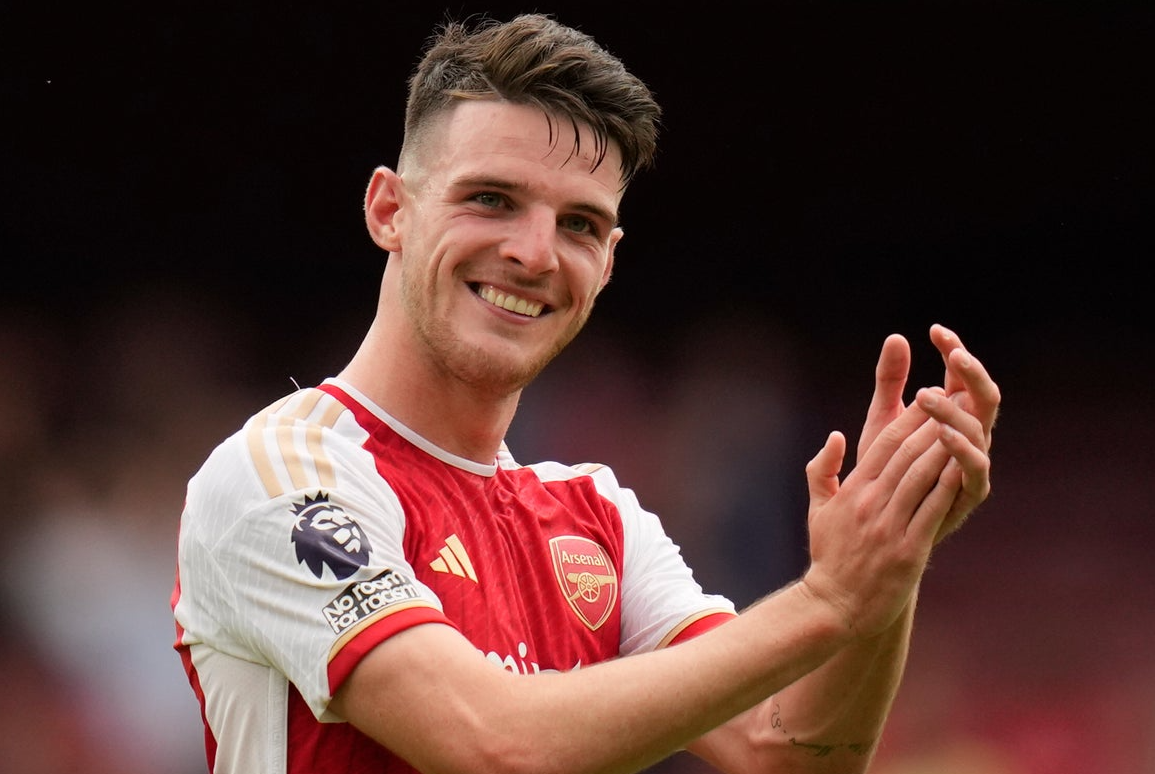 Fiquei chocado o técnico do Arsenal, Arteta, sobre a expulsão de Rice contra o Brighton