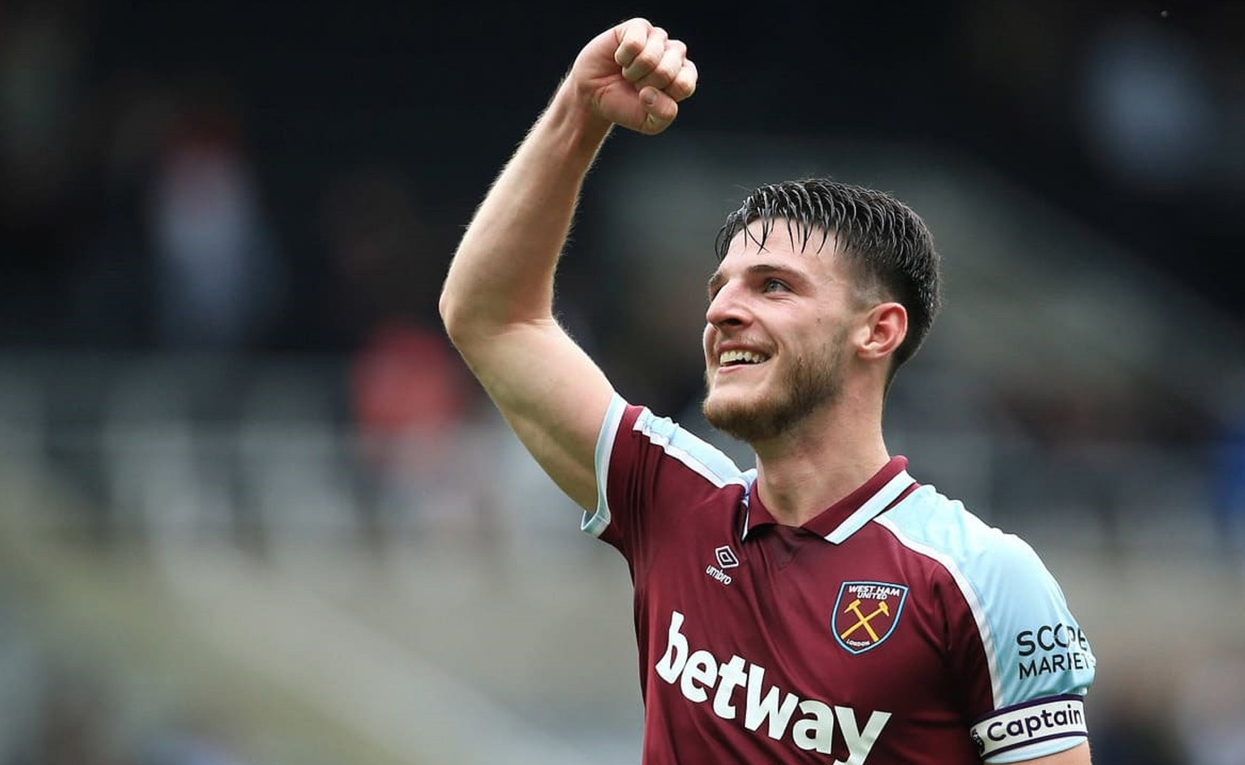 Declan Rice se prepara para a final da Euro 2024 contra a Espanha